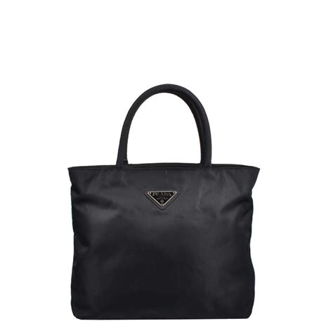 prada tasche schwarz braune hänkel|Henkeltaschen Für Damen .